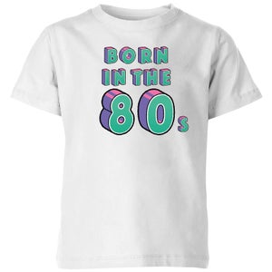 Born In The 80s Kids' T-Shirt - White