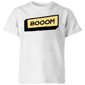 Booom Kids' T-Shirt - White