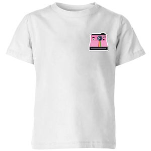 Small Polaroid Kids' T-Shirt - White