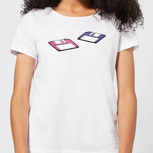 Floppy Disks Women's T-Shirt - White