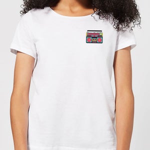 Small Boombox Women's T-Shirt - White