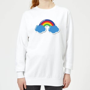 Rainbow Women's Sweatshirt - White