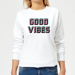 Good Vibes Women's Sweatshirt - White