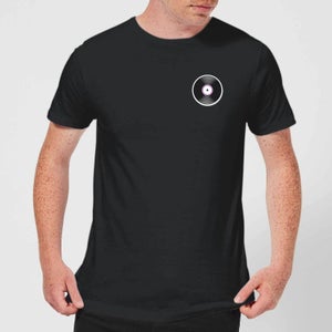 Small Vinyl Record Men's T-Shirt - Black