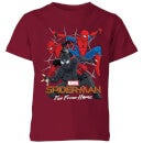 Spider-Man Far From Home Multi Costume Kids' T-Shirt - Burgundy