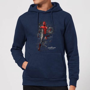 Spider-Man Far From Home Upgraded Suit Hoodie - Navy