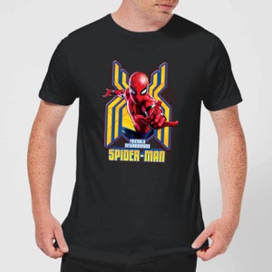 Spider Man Far From Home Friendly Neighborhood Spider-Man Men's T-Shirt - Black