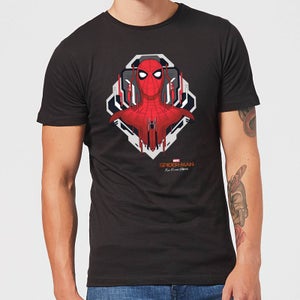 Spider-Man Far From Home Web Tech Badge Men's T-Shirt - Black