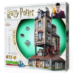 Harry Potter The Burrow The Weasley's Family Home 3D Puzzle (415 Pieces)