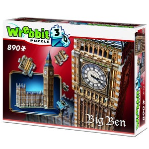 Wrebbit Big Ben and Parliament 3D Puzzle (890 Pieces)