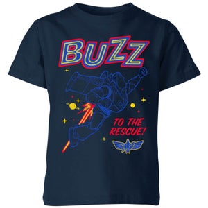 Toy Story 4 Buzz To The Rescue Kids' T-Shirt - Navy
