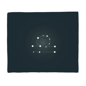 Libra Star Sign Fleece Blanket