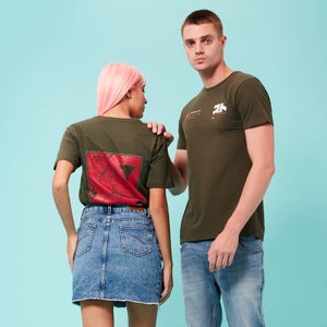 Street Fighter Arcade Cammy unisex t-shirt - Donkergroen