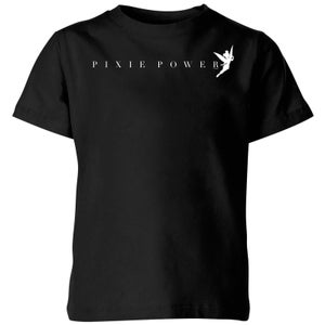 Camiseta Peter Pan Tinkerbell Pixie Power para niño - Negro