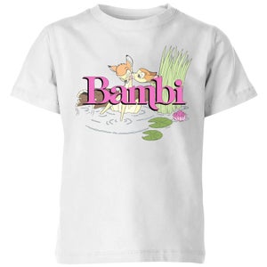 Camiseta para niños Bambi Kiss de Disney - Blanco