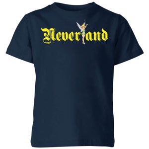 Disney Peter Pan Tinkerbell Neverland Kids' T-Shirt - Navy