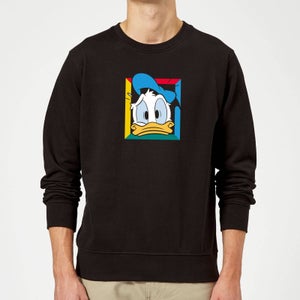 Disney Donald Face Sweatshirt - Black