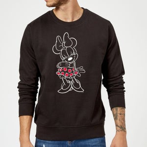 Disney Mini Mouse Line Art Sweatshirt - Black