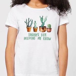 Thanks For Helping Me Grow Women's T-Shirt - White