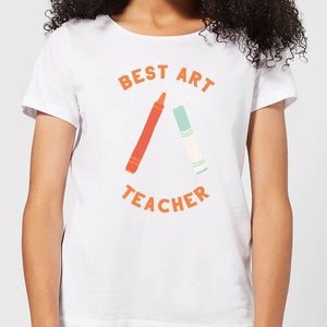Best Art Teacher Women's T-Shirt - White