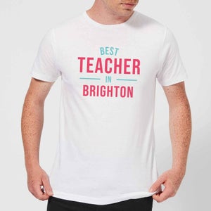 Best Teacher In Brighton Men's T-Shirt - White