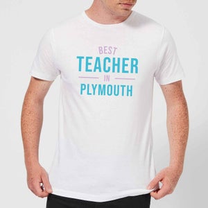 Best Teacher In Plymouth Men's T-Shirt - White