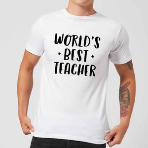 World's Best Teacher Men's T-Shirt - White