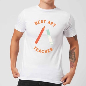 Best Art Teacher Men's T-Shirt - White