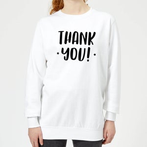 Thank You! Women's Sweatshirt - White