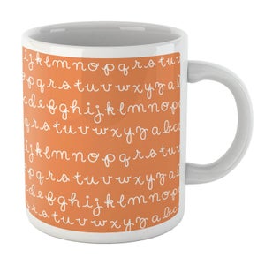 Alphabet Mug Orange