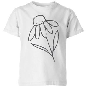 Flower Kids' T-Shirt - White