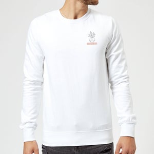 Pocket Succ It Sweatshirt - White