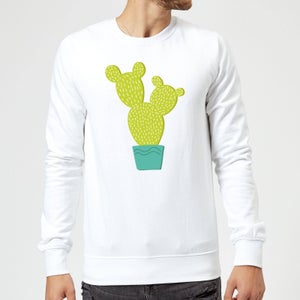 Tall Cactus Sweatshirt - White