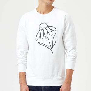 Flower Sweatshirt - White