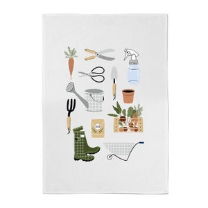 Garden Items Cotton Tea Towel