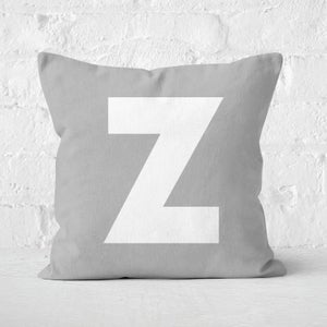 Letter Z Square Cushion