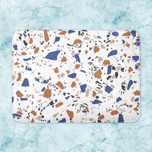 Multi Colour Terrazzo Pattern Bath Mat