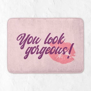 You Look Gorgeous! Kiss Bath Mat