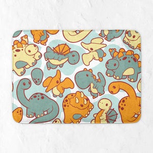 Cute Dinosaur Pattern Bath Mat