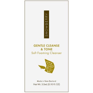 Snowberry GENTLE Cleanse and Tone Soft Foaming Cleanser 3ml