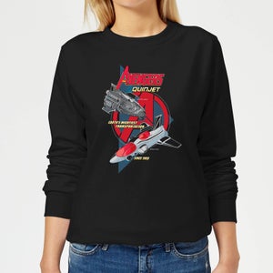 Marvel The Avengers Quinjet Women's Sweatshirt - Black