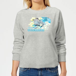 Marvel S.H.I.E.L.D. Helicarrier Mobile HQ Women's Sweatshirt - Grey