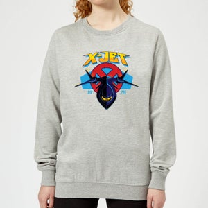 Marvel X-Men X-Jet Women's Sweatshirt - Grey