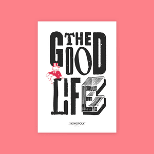 Monopoly The Good Life Art Print