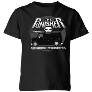Camiseta para niño The Punisher Battle Van de Marvel - Negro