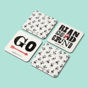 Monopoly Rise And Grind Coaster Set