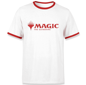 Magic The Gathering Logo Men's Ringer - White/Red