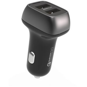 Mixx 2 Port In-Car Charger with QC3