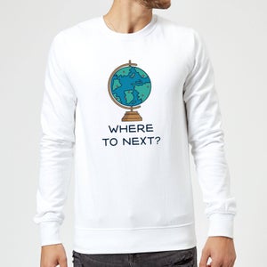 Globe Where To Next? Sweatshirt - White