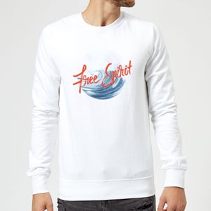 Free Spirit Tidal Wave Sweatshirt - White